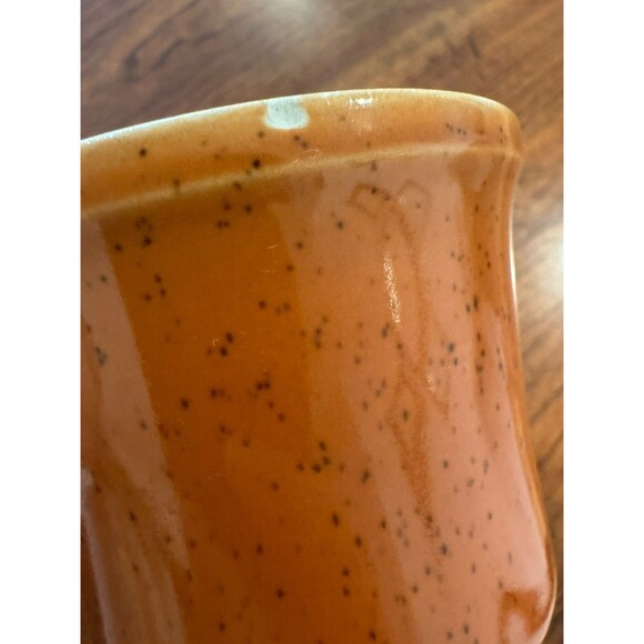 Set of 6 Imperial by W Dalton Tangerine Space Atomic P9261 Stoneware Coffee Mugs - Picture 3 of 7